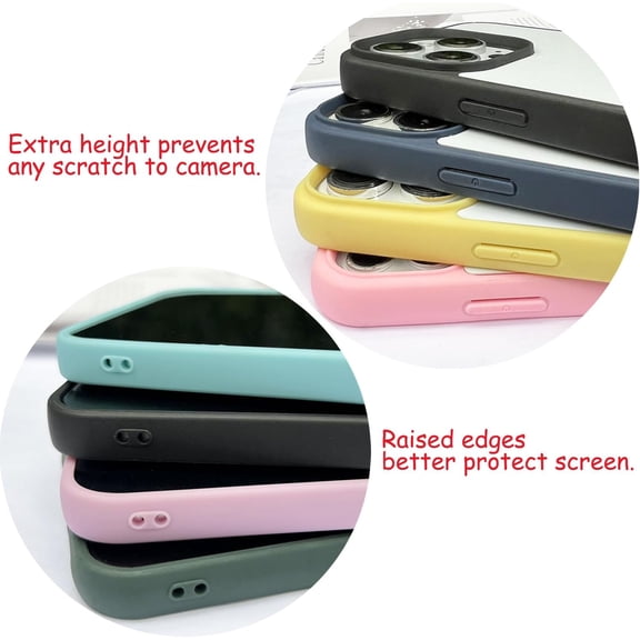 RIHJIN-5 Sets Sublimation Blanks Phone Case Bulk Covers Compatible with iPhone 14 Pro Max,6.7-Inch, 2 in 1 2D DIY Clear Case Soft Rubber Cover+Inserts Matte,Easy to Sublimate Customized Sub