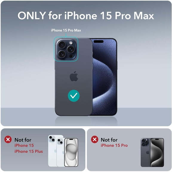 RIHJIN-Classic Kickstand Case Compatible with iPhone 14 and iPhone 13, 3 Mode Stand, Military Grade Protection, Induction Chargeable, Slim Back with Patented Kickstand, Clear