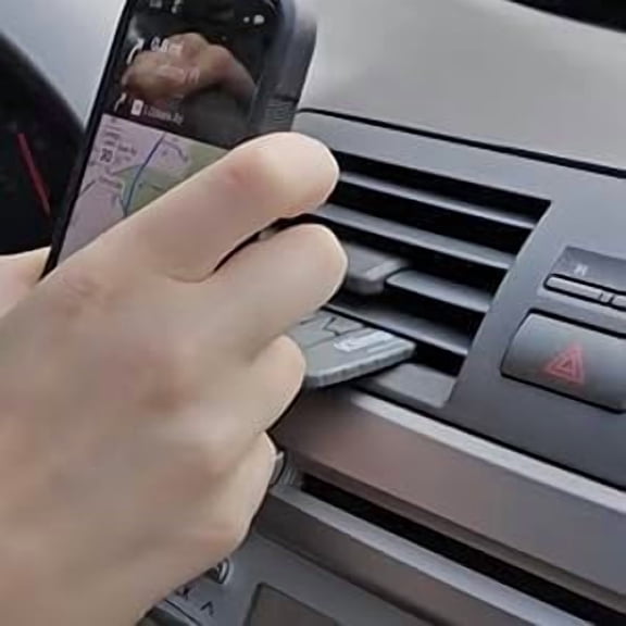 RIHJIN-KLAW Car Vent Phone Mount No-Damage, Secure Slip-in Design (No Installation Needed) + Adjustable Desk Phone Stand