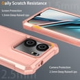 thumbnail image 1 of RIHJIN-for BLU View 5 Phone Case with Tempered Glass Screen Protector,Slim Soft Silicone Full-Body Protective Case for BLU View 5 (Rose Gold), 1 of 4