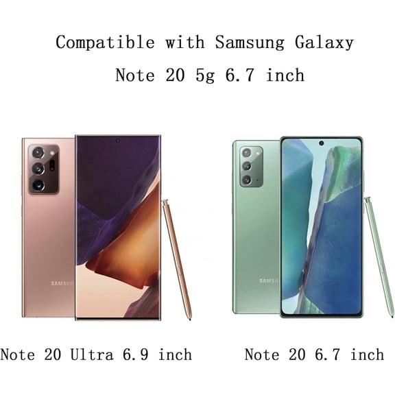 RIHJIN-for Samsung Galaxy Note 20 Phone case [Compatible with MagSafe] [Full Camera Protection Slim] Luxury Magnetic Solid Color Cover Soft Silicone Bumper for Note 20 5g 6.7" 2020 (Blackish Green)
