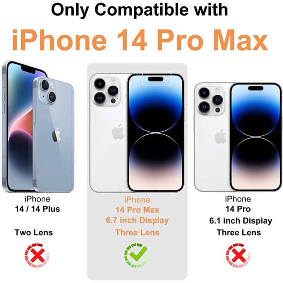 RIHJIN-for iPhone 14 Pro Max Clear Bumper Frame No-Back Case, Slim Fit Ultra-Light Anti-Yellowing Transparent Protection Heat Dissipation Bezel Phone Cover Case 6.7"