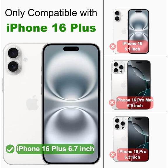 RIHJIN-for iPhone 16 Plus Clear Bumper Frame No-Back Case, Slim Fit Ultra-Light Anti-Yellowing Transparent Protection Heat Dissipation Bezel Phone Cover Case 6.7" 2024