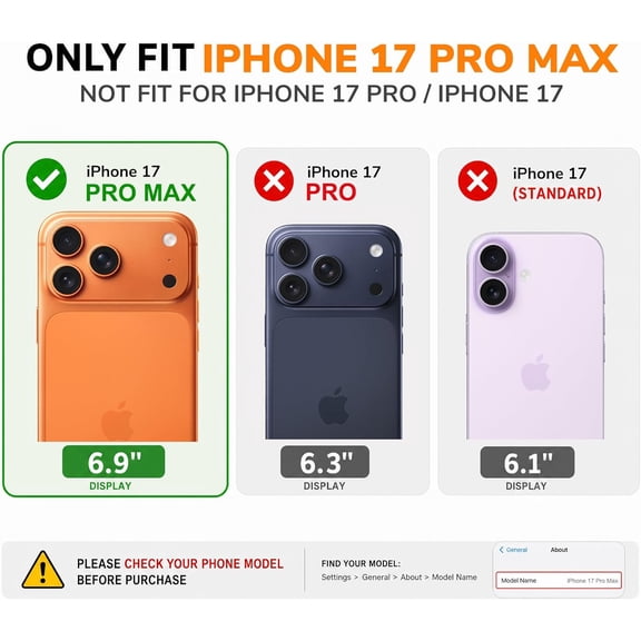 RIHJIN-for iPhone 17 Pro Max Bumper Frame No-Back Case, Slim Fit Ultra-Light Anti-Yellowing Transparent Protection Heat Dissipation Bezel Phone Cover Case 6.9" 2025