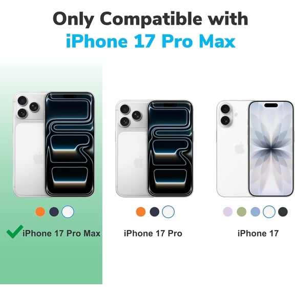 RIHJIN-for iPhone 17 Pro Max Clear Bumper Frame No-Back Case, Slim Fit Ultra-Light Anti-Yellowing Transparent Protection Heat Dissipation Bezel Phone Cover Case 6.9" 2025