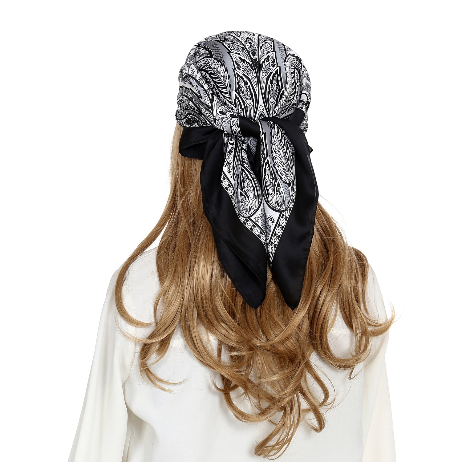 Luxury Brand Skinny Scarf for Women Hair Bands Ribbon Satin Silk Headscarf  Female Neckerchief Wrist Wrap Headware Accessories