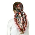 thumbnail image 1 of RIIQIICHY 35 Inch Women Head Scarf Like Silk Scarf Hair Scarf Bandana Satin Scarf for Sleeping Hair Wrapping at Night, 1 of 7