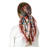 35 Inch Women Head Scarf Like Silk Scarf Hair Scarf Bandana Satin Scarf for Sleeping Hair Wrapping at Night