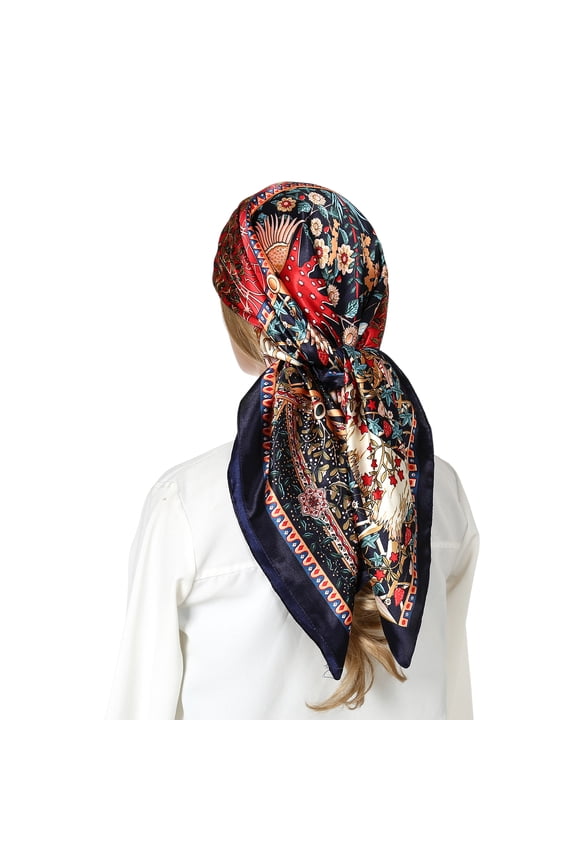 35 Inch Women Head Scarf Like Silk Scarf Hair Scarf Bandana Satin Scarf for Sleeping Hair Wrapping at Night