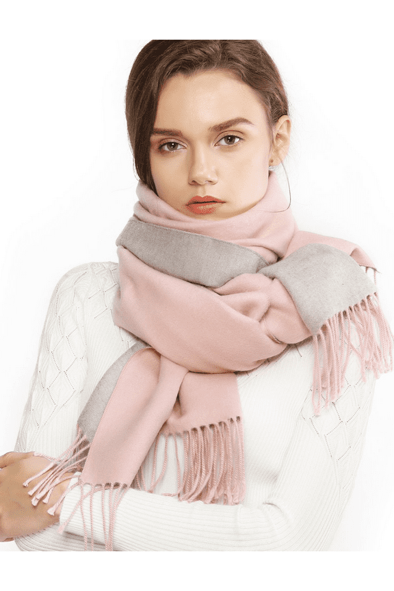 Reversible Winter Pashmina Scarfs for Women Shawls Wraps Evening Dresses Wedding Shawl for Bridesmaids Large Warm Scarves