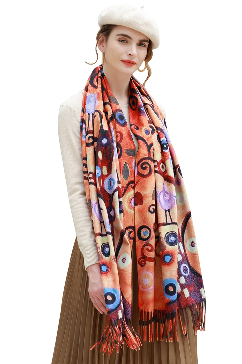 RIIQIICHY Scarfs for Women Pashmina Shawls and Wraps for Evening dresses  Winter Scarves