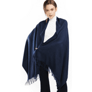 RIIQIICHY Winter Women Scarf Navy Pashmina Shawls for Wedding Wraps for Evening Dresses Large Soft Warm Scarves