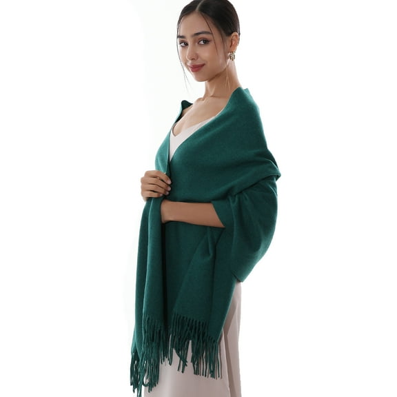 RIIQIICHY Women Scarf Winter Pashmina Shawls Wraps for Evening Dresses Wedding Shawl Large Warm Scarves