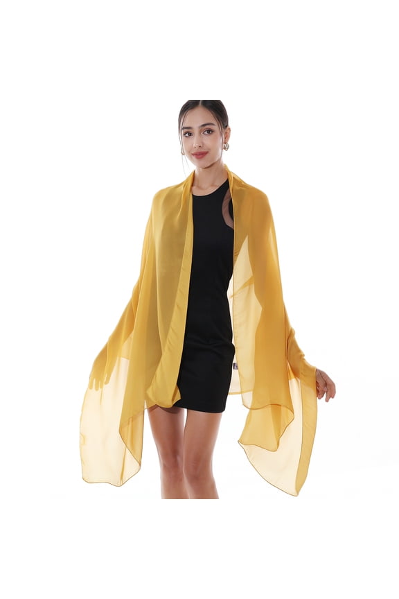 Women Shawls and Wraps for Evening Dresses Like Chiffon Beige Silk Scarf Formal Silky Pashmina Shawls for Weddings