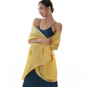 Women Shawls and Wraps for Evening Dresses Like Chiffon Camel Silk Scarf Formal Silky Pashmina Shawls for Weddings