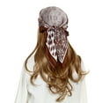 thumbnail image 1 of RIIQIICHY Women's Silk Satin Head Scarf, 1 of 7