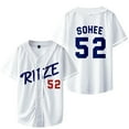thumbnail image 1 of RIIZE Baseball Jersey Tour Commemorative Printed T-shirt Unisex Fan Pullover Top, 1 of 2