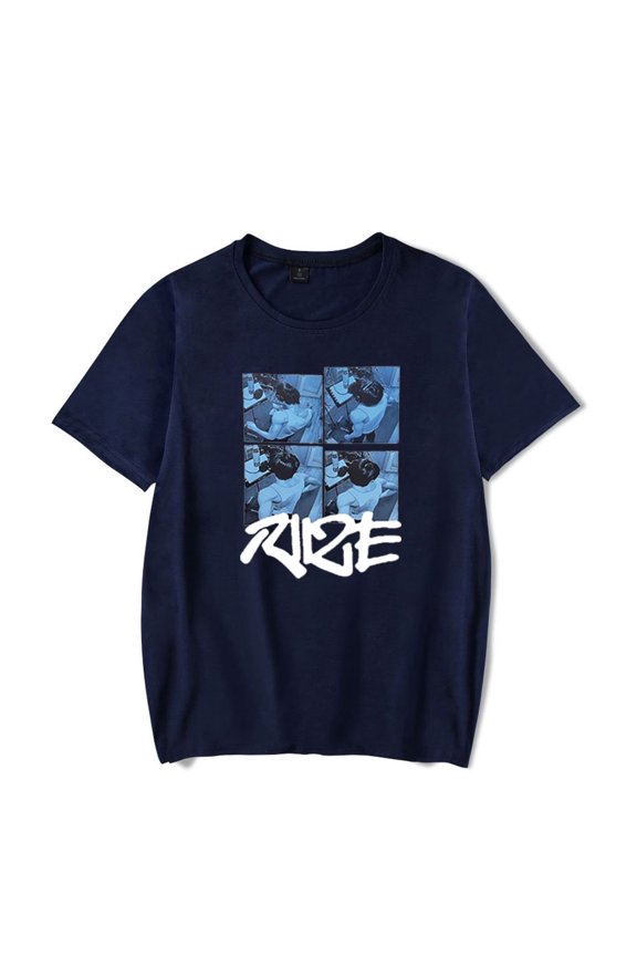 RIIZE Merch T-shirt Cool Print Versatile Fashion Neutral Trendy Short Sleeve Top