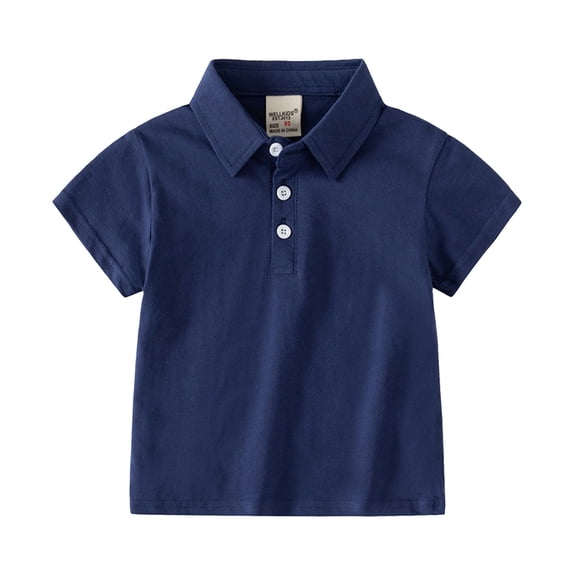 RIJOPUTY Blue Top Fly Fishing Vest Basic Tees Boys Shirts Size 14-16 Boys Size 8 Clothes 3t Clothes Kids Clothes, Navy 18-24 Months