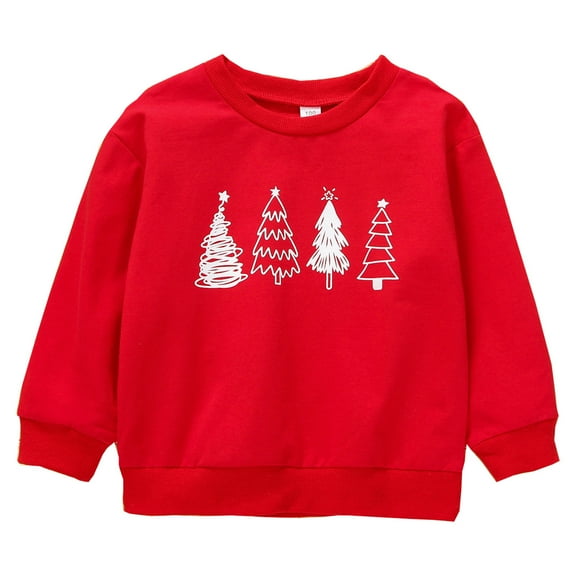 RIJOPUTY Christmas Sweat Shirt Girls Tops Size 12-14 Tops for Girls 10-12 Sweatshirt for Teens Girl Clothes Size 6 Clothes for 9 Year Old Girls Clothes Boys 10-12 Clothes 10 Year Girl
