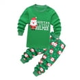 thumbnail image 1 of RIJOPUTY First Christmas Baby Boy Outfit First Outfit Boy Christmas Onesie Baby Clothes 12-18 Months Toddler Boy Outfits 2t Babys First New Year, Green 1-2 Years, 1 of 3