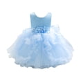 thumbnail image 1 of RIJOPUTY Girls Dresses Size 14-16 Tween Dress Toddler Clothes for Girls Niñas Dress Up Sets Vestidos De Niñas Para Fiestas Elegantes Dress 3 Year Old Girl Baby Onesie Dress Cape Birthday Girl, 1 of 4