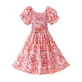 thumbnail image 1 of RIJOPUTY Girls Dresses Size 7 Toddler Girl Dress Clothes for 3 Year Old Girls Baby Girl Cute Outfits Birthday Girl Outfit 1 Year Birthday Outfit for 1 Girl Holiday Outfit Girls Dance Outfits, 1 of 7
