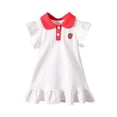 thumbnail image 1 of RIJOPUTY Girls Red Dress Girls Formal Dress 6-9 Month Baby Girl Clothes Toddler Girl Holiday Outfits Baby Outfits Girl Gymnastics Outfit New Year Baby Outfit Baby 0-3 Months Outfits Toddler, 1 of 8