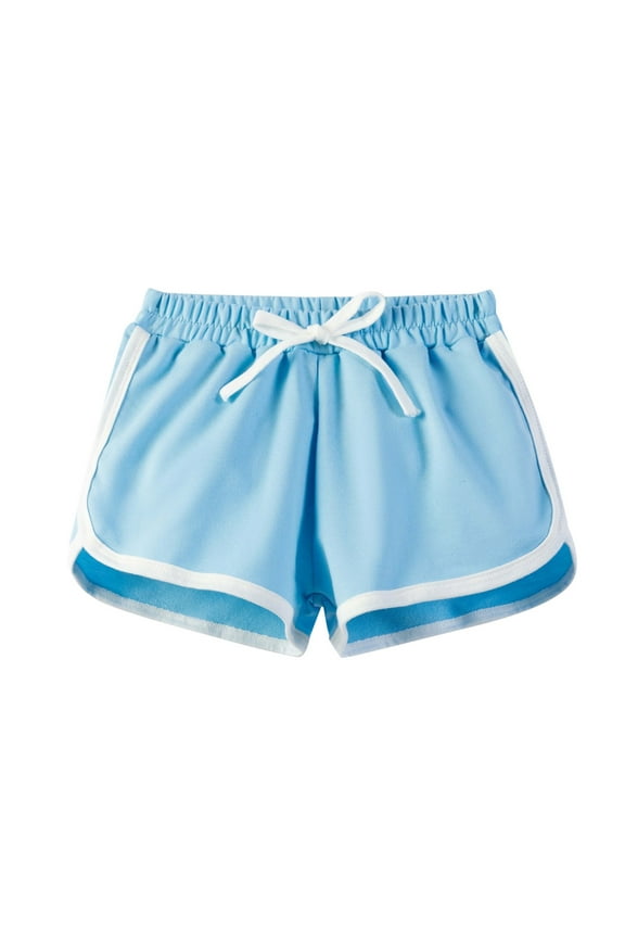 Girls Shorts Size 14-16 Cheer Shorts Gym Shorts Flare Jeans for Girls 10-12 Jeans 12-14 Girls Baby Clothes Red Shorts, Blue 9-10 Years