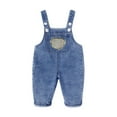 thumbnail image 1 of RIJOPUTY Jeans for Kids Checkered Jeans Sweat Pants That Look Like Jeans Athletic Clothes 12 Months Boys Clothes Baby Boy Summer Clothes 0-3 Months, Blue 18-24 Months, 1 of 8