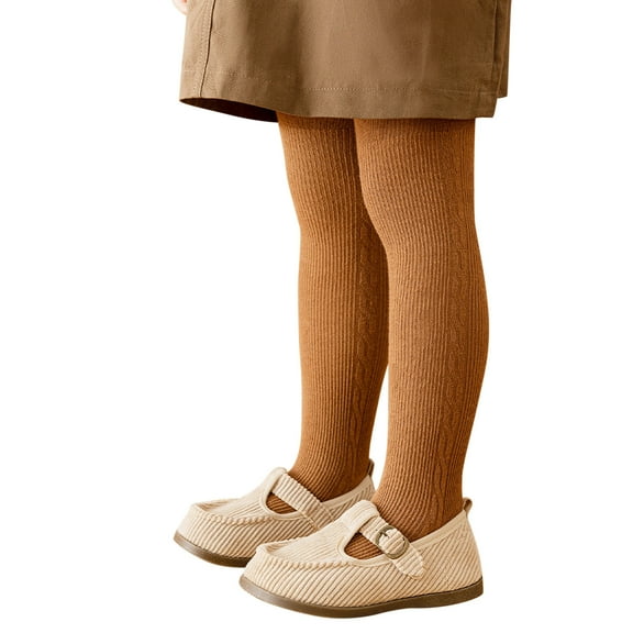 RIJOPUTY Lined Leggings Butter Soft Leggings Glitter Leggings Rip Resistant Sheer Tights Clothes for Boys 10-12 Gifts for Girls 12-14 Boy Gift, Coffee 12-24 Months