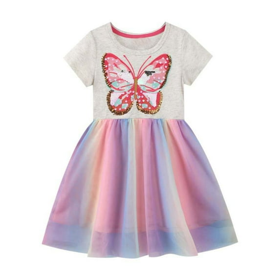 RIJOPUTY Princess Dresses for Girls Dresses Vintage Baby Girl Clothes Princess Outfit One Year Old Outfit Girl One Baby Outfit Baby Girls Holiday Outfits Size 10-12 Baby 1st Birthday Outfit