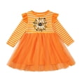 thumbnail image 1 of RIJOPUTY Skater Dress Children's Halloween Dress Girls Pumpkin Dress up Spring Autumn Long Sleeved Dress Trick Toddler Boys Clothes 5t 6t Girls Clothes, 1 of 7