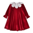 thumbnail image 1 of RIJOPUTY Toddler Christmas Dress 4t Red Christmas Kids Christmas Dresses for Girls Size 8 Wedding Guest Dress Long Sleeve Yellow Dress Girls 14-16, Red 1-2 Years, 1 of 9