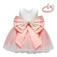 thumbnail image 1 of RIJOPUTY Toddler Flower Girl Dress Girls Sequin Dress Princess Nightgowns Baby Girl Summer Clothes Princess Clothes 3t Ropa De Niña De 3 Años Pijama Niña Trendy Girls Clothes Toddler Girls 4t, 1 of 4