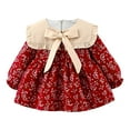 thumbnail image 1 of RIJOPUTY Toddler Sequin Dress Toddler Girl Holiday Dress Fancy Nancy Dress Up Toddler Clothes Vestidos De Bautizo Para Niña 3 to 6 Months Baby Girl Clothes Kids Clothes Girls 1year Old Girl, 1 of 9