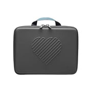 RIKI LOVES RIKI SKINNY Vanity Mirror Carry Case, Multifunctional Makeup Bag, Light Weight and Portable, Protect the Makeup Mirror from Shattering Grey Large