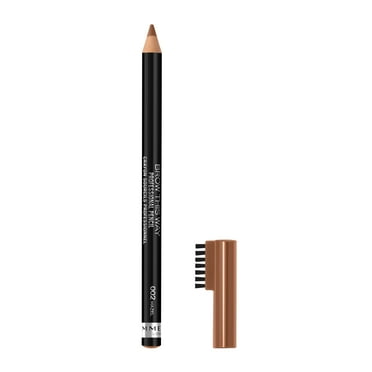 RIMMEL Brow This Way Professional Eyebrow Pencil, 002 Hazel, 0.05 oz