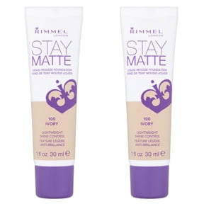 RIMMEL LONDON Stay Matte Liquid Mousse Foundation - Ivory (2 Pack)