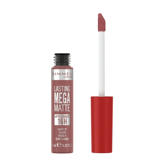 RIMMEL Lasting Mega Matte Liquid Lipstick, 110 Blush, 0.25 fl oz
