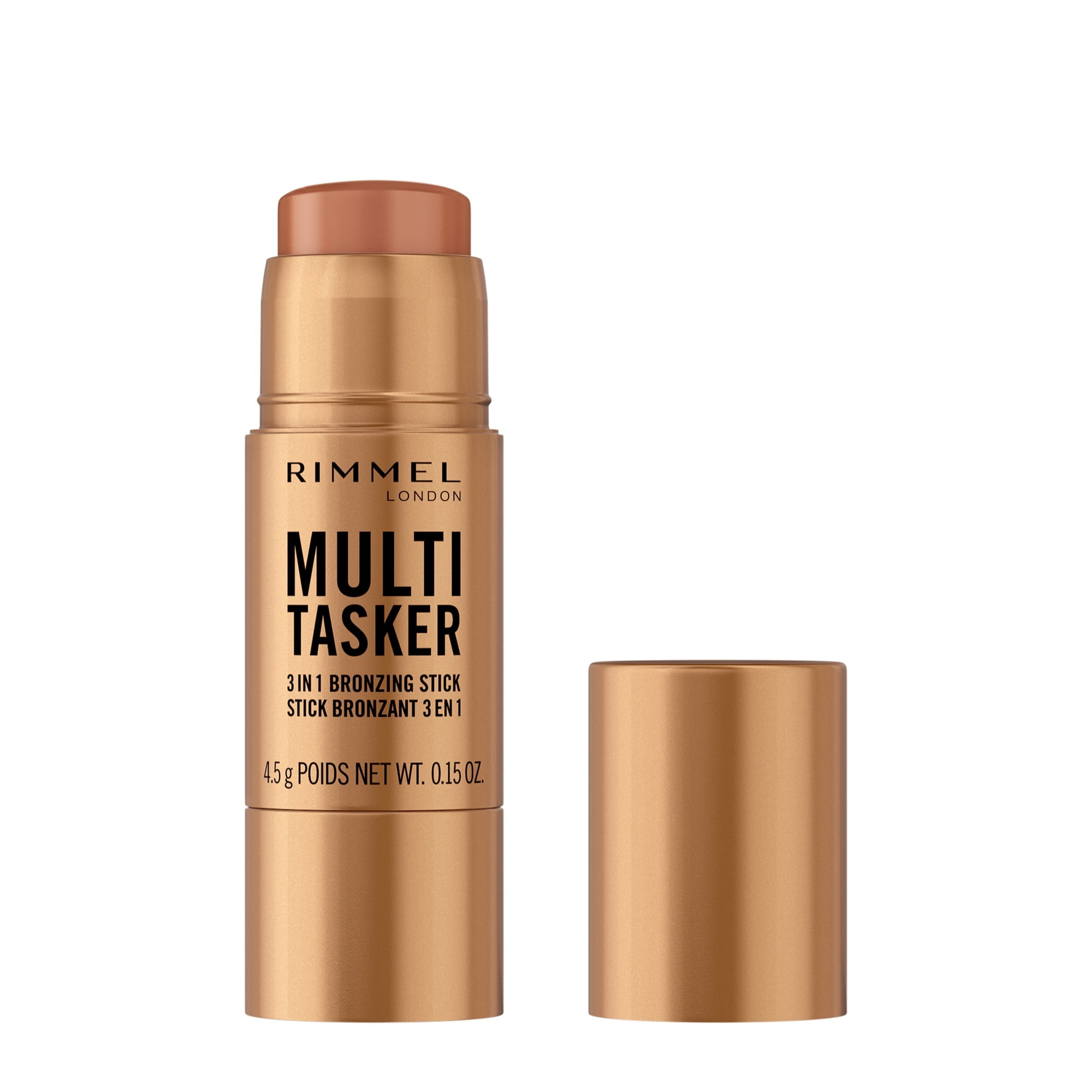 RIMMEL Multi-Tasker Bronzer Stick, 002 Medium, 0.15 oz