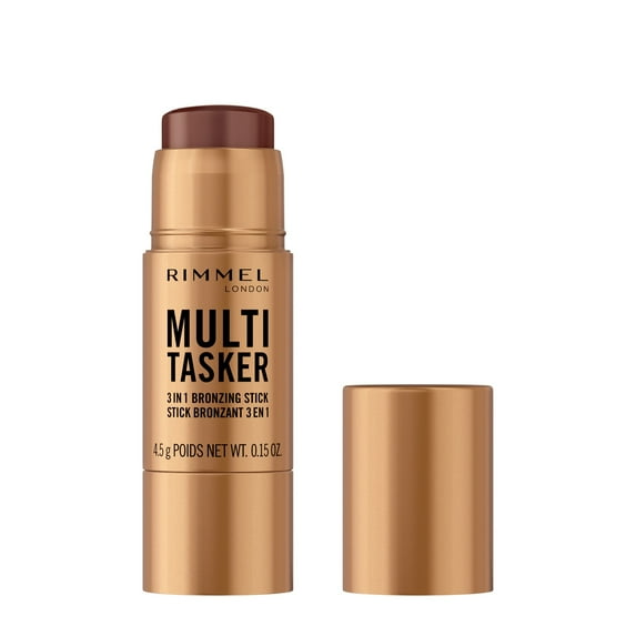 RIMMEL Multi-Tasker Bronzer Stick, 004 Deep, 0.15 oz