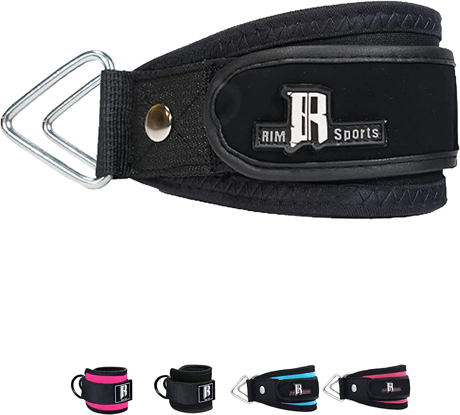 RIMSports Ankle Straps for Cable Machines and Cuffs for Weightlifting and  Cross Training 