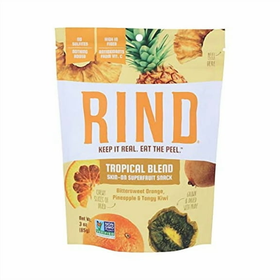 RIND Snacks Dried Fruit Superfood Tropical Blend 3oz Bag