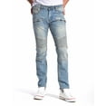 thumbnail image 1 of RING OF FIRE Men's 900 Series Five Pockets Moto Slim Fit Stretch Jeans Size 30 to 38, 1 of 11