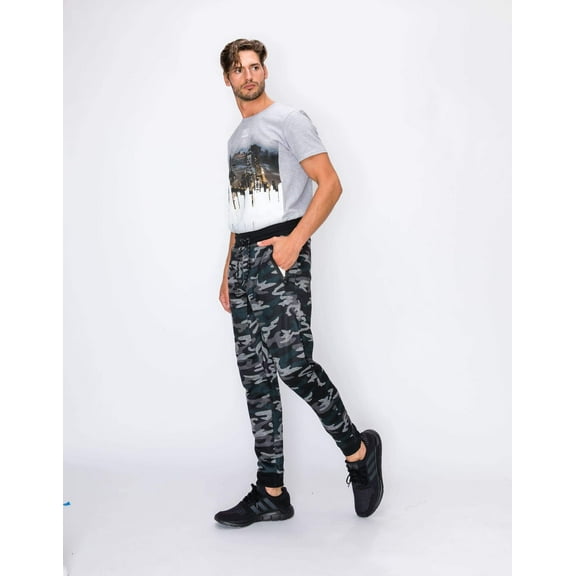 RING OF FIRE Men's Dover Quilted Zip jogger