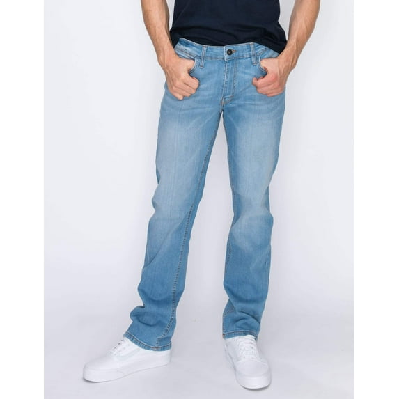 RING OF FIRE Men's Non Stop Straight Fit Five Pockets Stretch Jeans