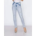 thumbnail image 1 of RING OF FIRE Women's Carmen High Rise Rips Jeans, 1 of 11