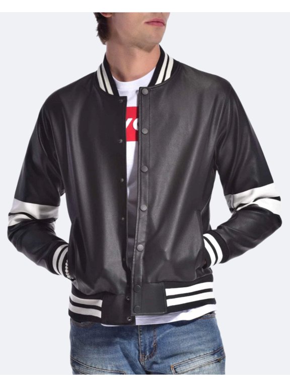 RING OF FIRE Young Mens Premium Faux Leather Pu Jackets Size Up To XL