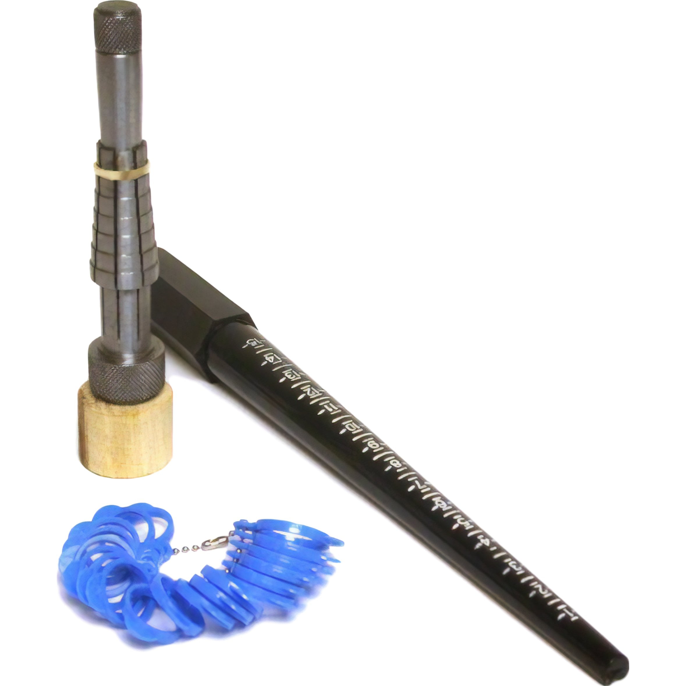 FINDINGKING RING SIZE STRETCHING MEASURING SET RATHBURN STRETCHER RING STICK FINGER SIZER (E 13) NOVELTOOLS